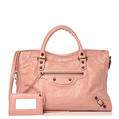 Balenciaga Agneau Classic Hardware City Rose Peche 1 of 12