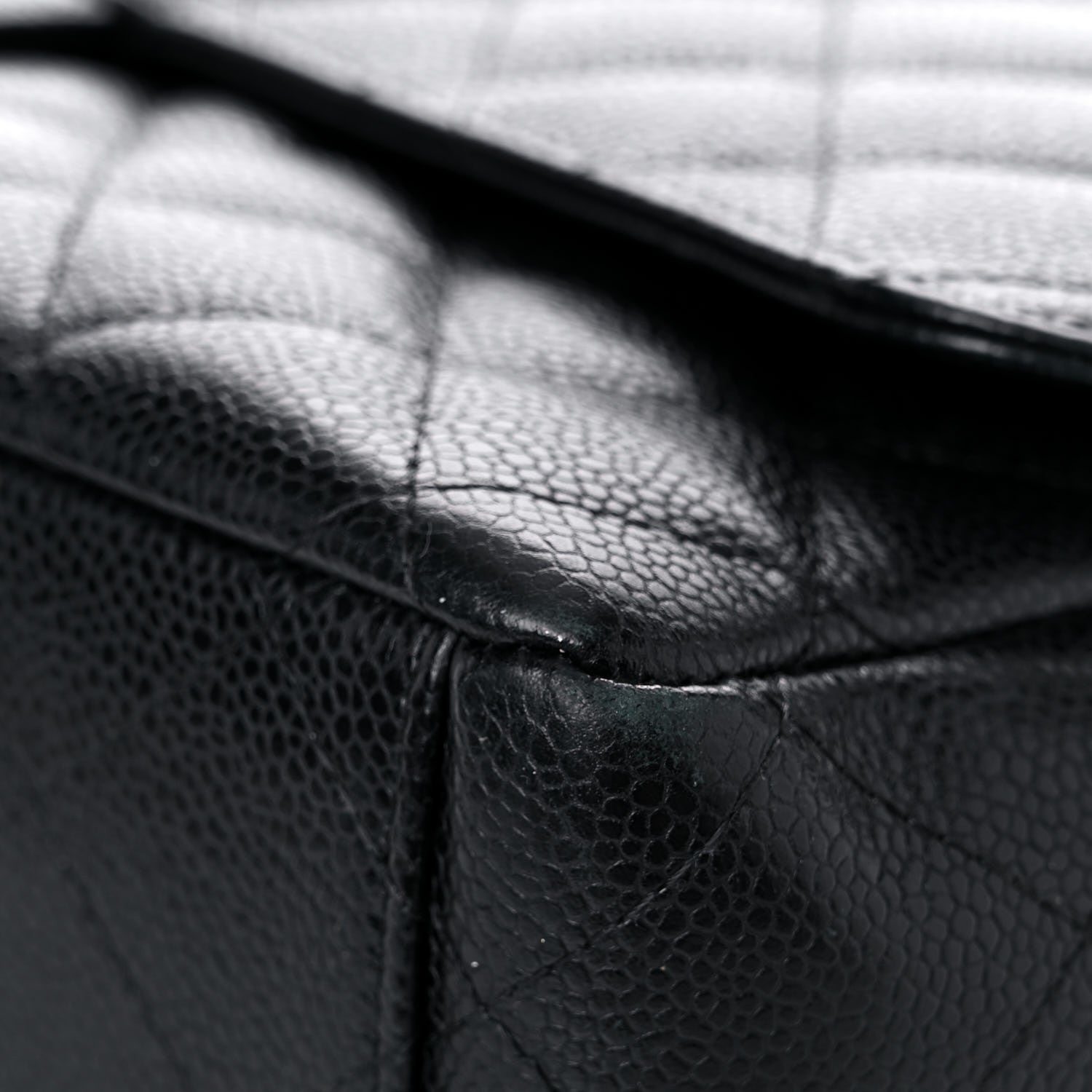 Chanel Caviar Quilted Maxi Double Flap Black 8 of 14