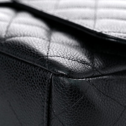 Chanel Caviar Quilted Maxi Double Flap Black 8 of 14