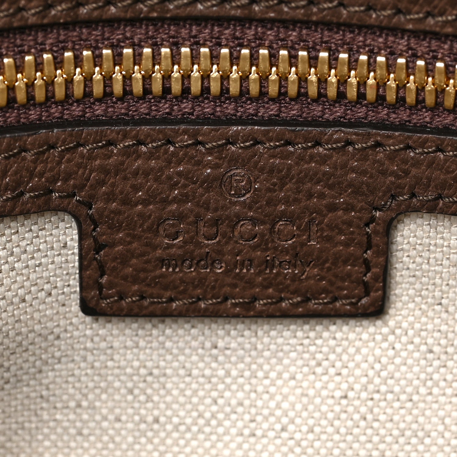 Gucci Monogram Jumbo GG Textured Dollar Calfskin Web Messenger Shoulder Bag Camel Ebony New Acero 6 of 8