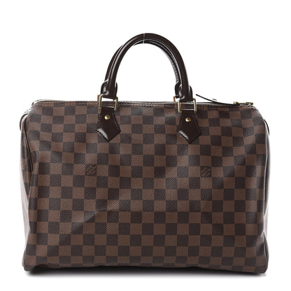 Louis Vuitton Damier Ebene Speedy 35 1 of 8