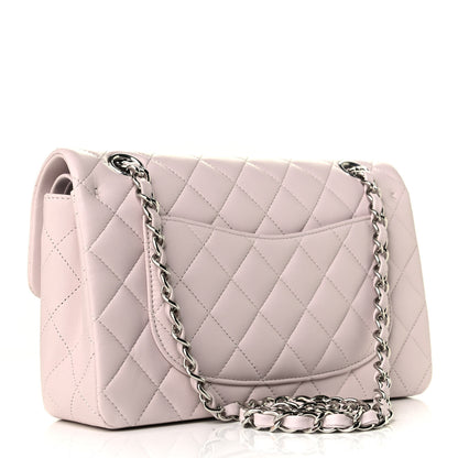 Chanel Lambskin Quilted Small Double Flap Light Purple 2 of 6