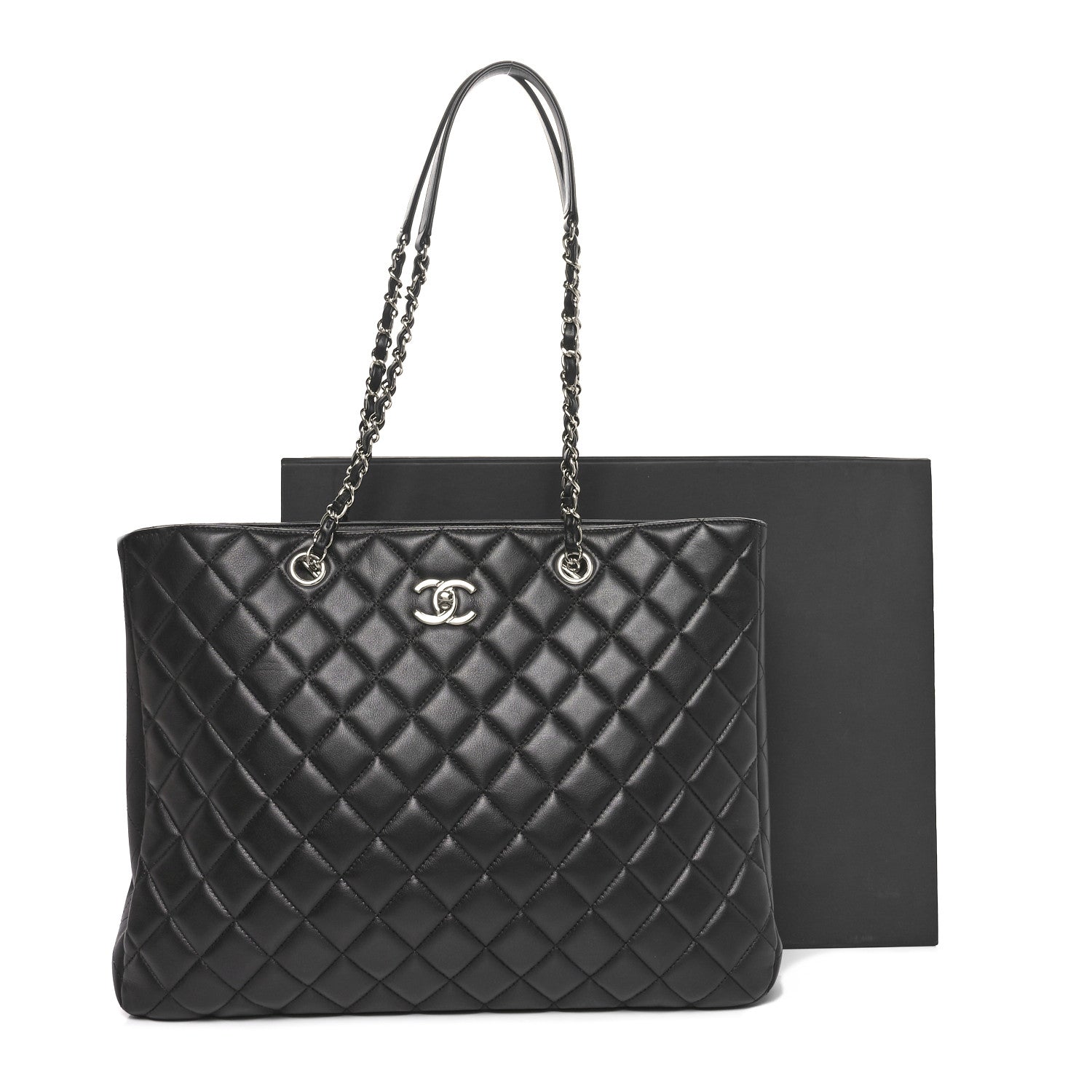 Chanel Calfskin Quilted Timeless Tote  Black 11 of 11