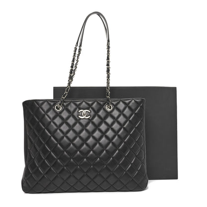 Chanel Calfskin Quilted Timeless Tote  Black 11 of 11