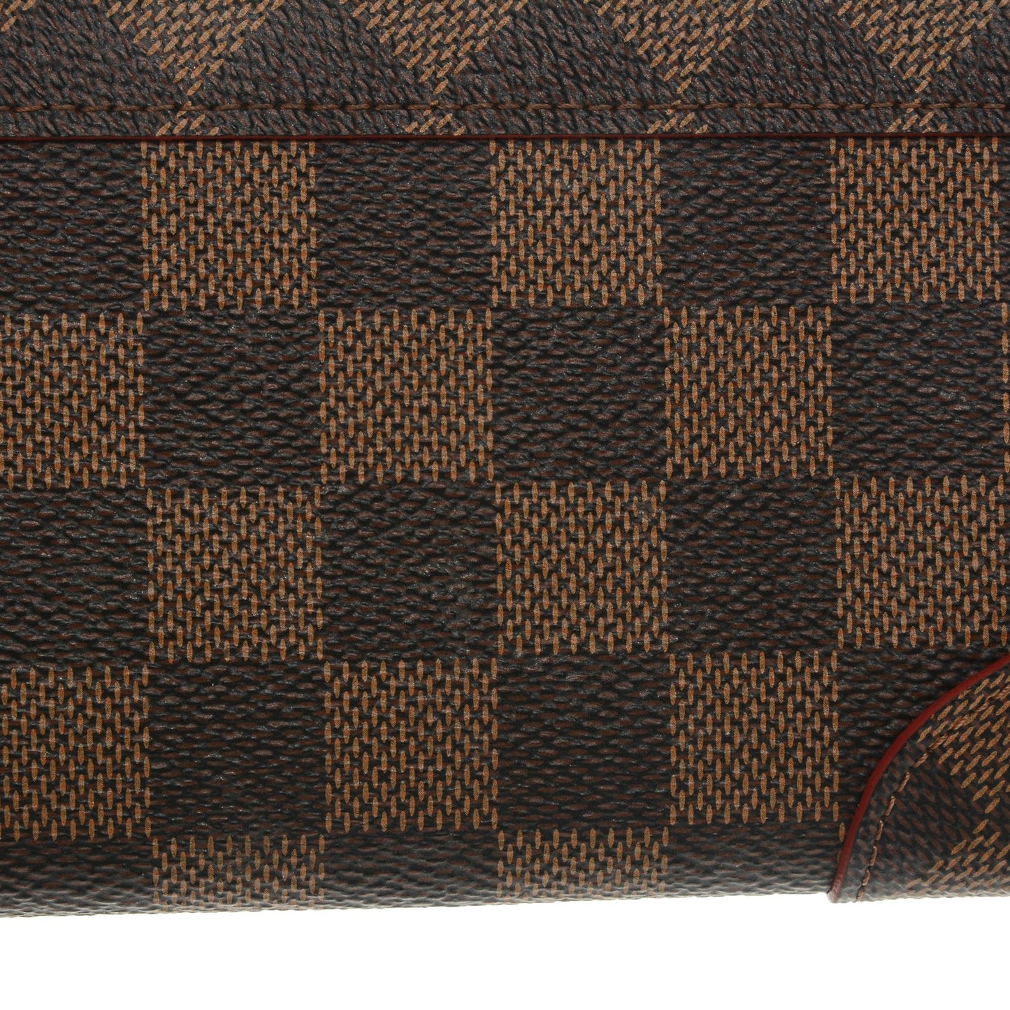 Damier Ebene Caissa Wallet Cherry