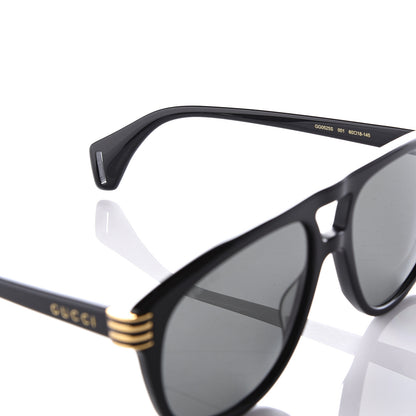 Gucci Acetate Aviator Sunglasses GG0525S Black 6 of 7