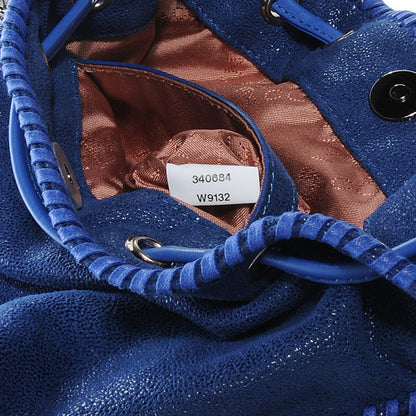 Stella McCartney Faux Leather Small Falabella Shoulder Bag Blue 8 of 16