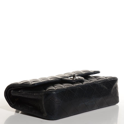 Chanel Lambskin Quilted Medium Double Flap Black 8 of 26
