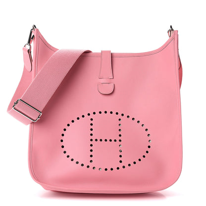 Hermes Epsom Evelyne III GM Rose Confetti 1 of 12