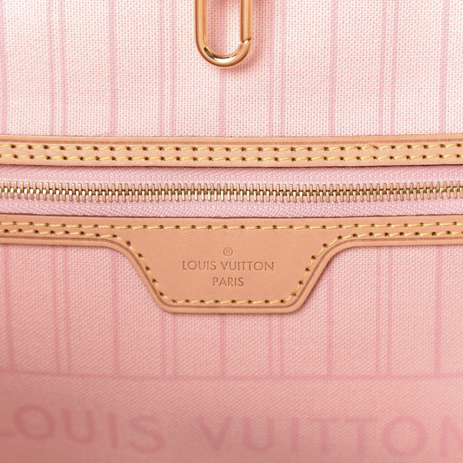 Louis Vuitton Damier Azur Neo Neverfull MM Rose Ballerine 10 of 13