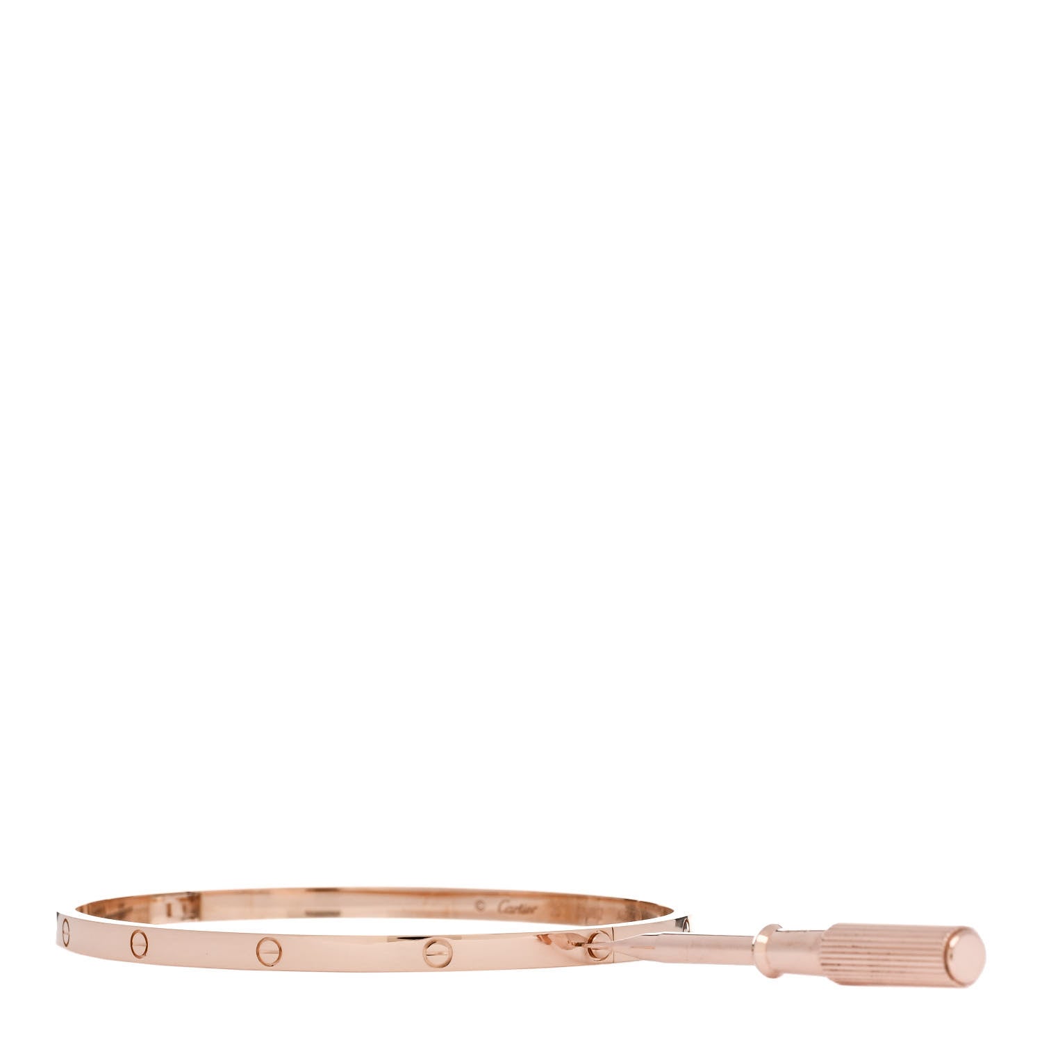 Cartier 18K Pink Gold Small LOVE Bracelet 20 3 of 5