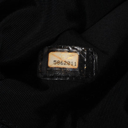 Chanel Orylag Rabbit Fur Tote Black 7 of 7