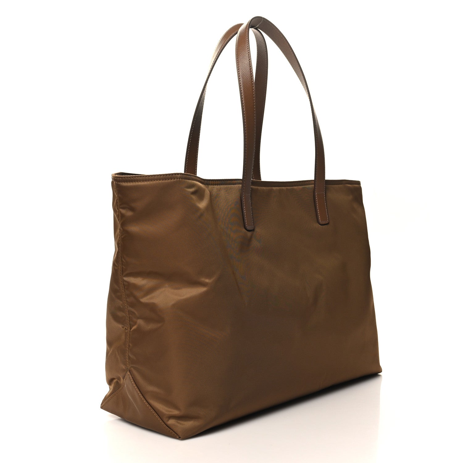 Prada Re-Nylon Saffiano Large Tote Cork Beige 3 of 9