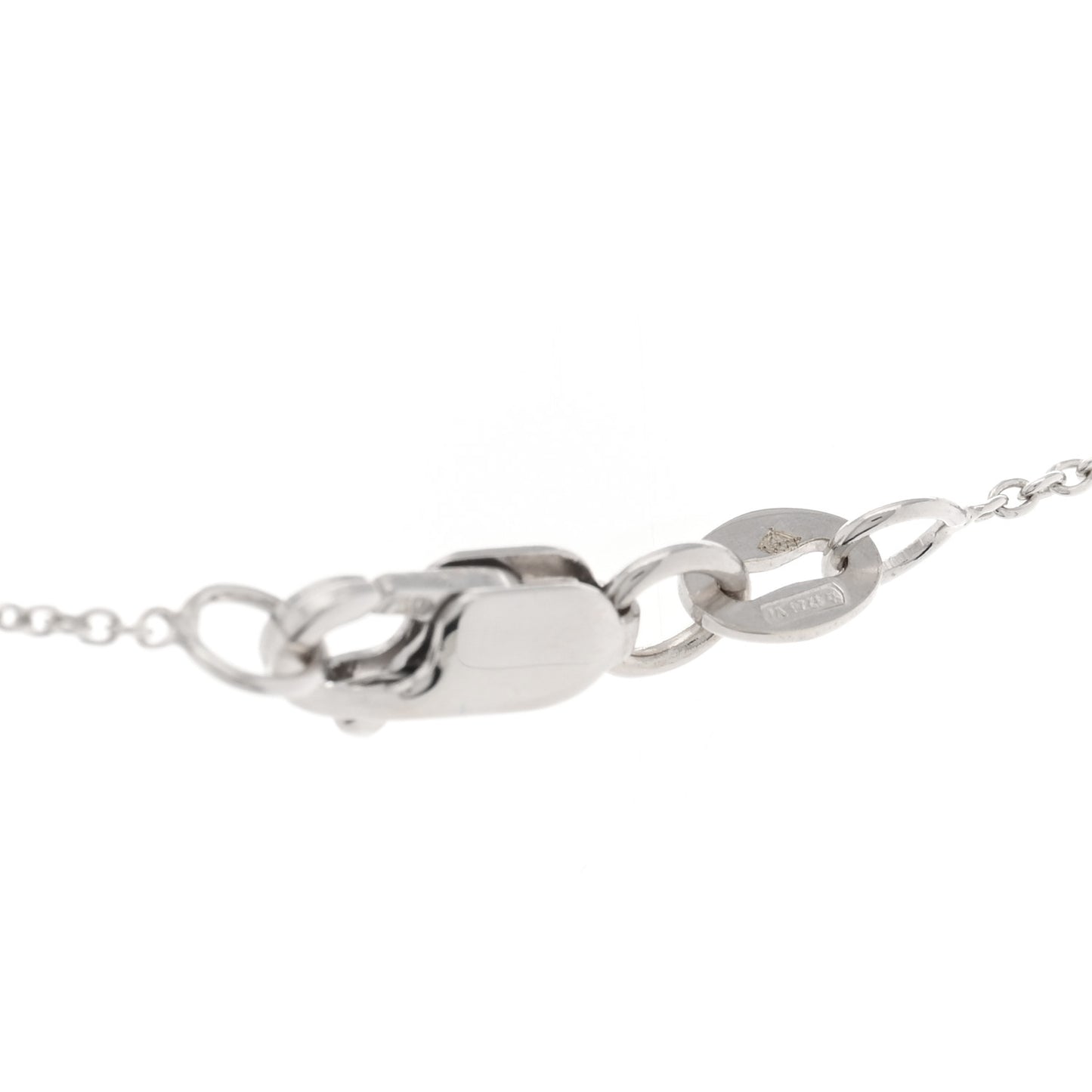 18K White Gold Diamond Tiny Treasures Heart Pendant Necklace