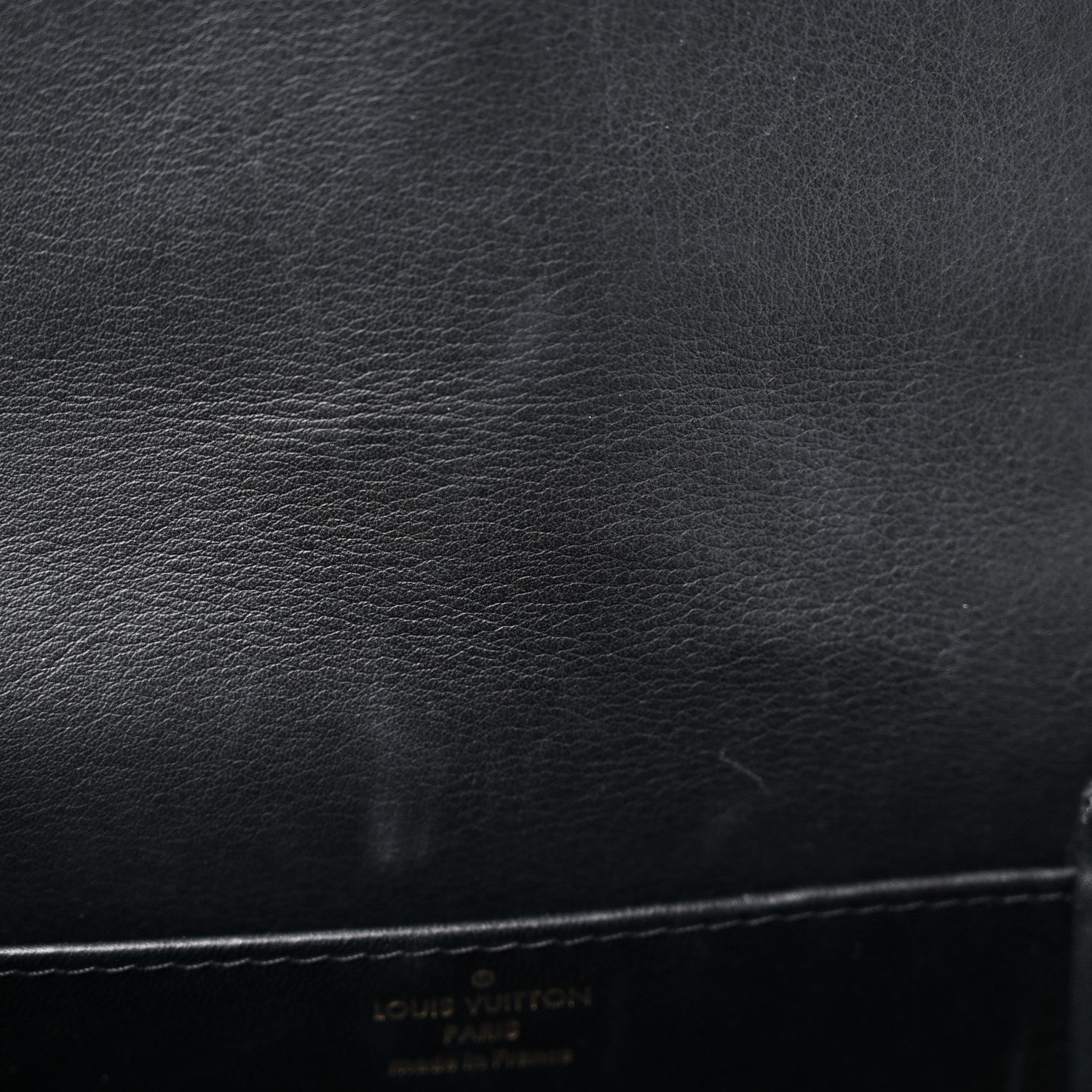 Louis Vuitton Grained Calfskin Vivienne NM Black 10 of 11