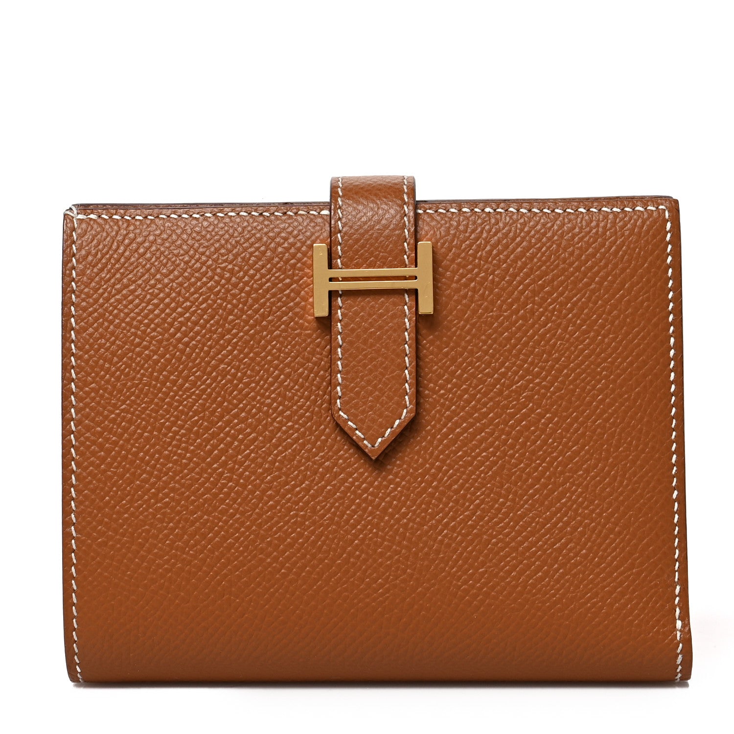 Hermes Epsom Bearn Compact Wallet Gold 1 of 6