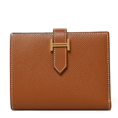Hermes Epsom Bearn Compact Wallet Gold 1 of 6