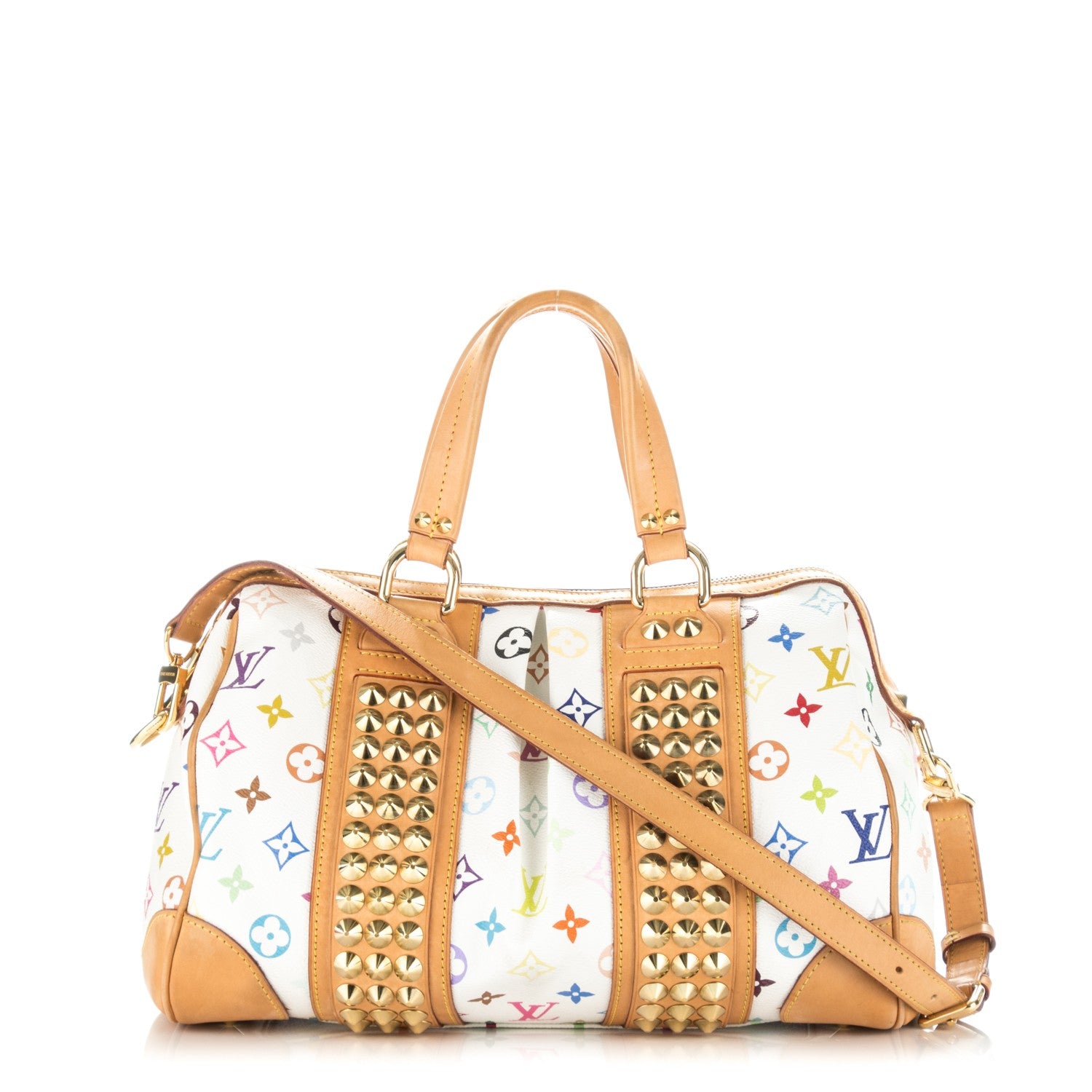 Louis Vuitton Monogram Multicolor Courtney MM White 1 of 7