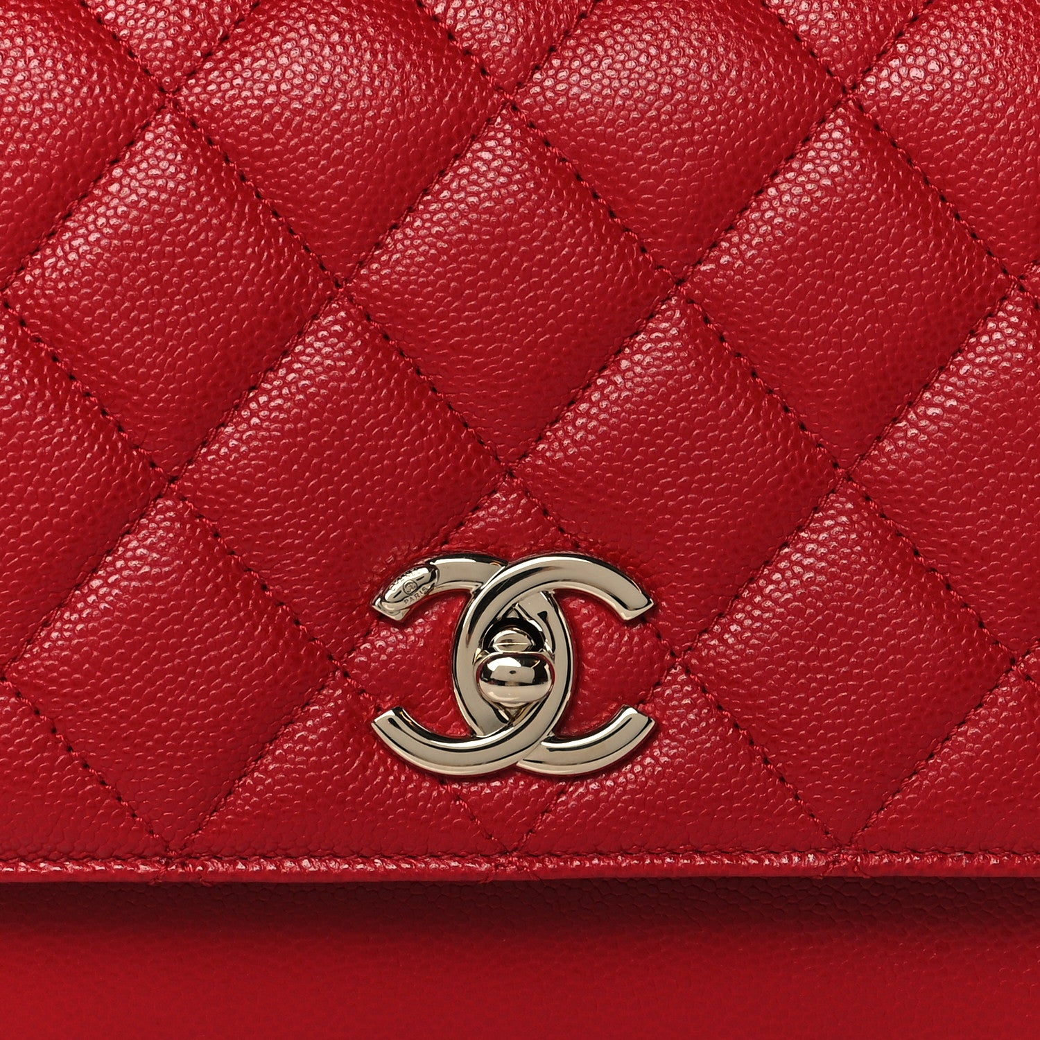 Chanel Caviar Quilted Medium Business Affinity Flap Red 8 of 11
