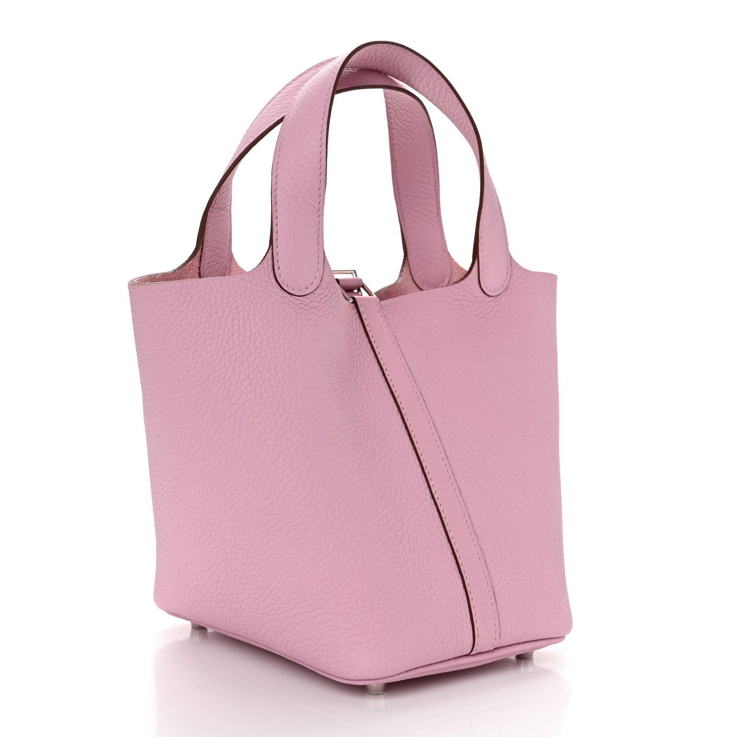 Hermes Taurillon Clemence Picotin Lock 18 PM Mauve Sylvestre 3 of 11