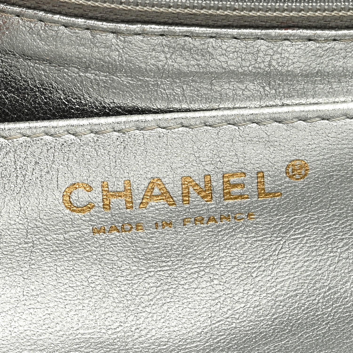 Chanel Metallic Lambskin Quilted Maxi Single Flap Silver 6 of 10