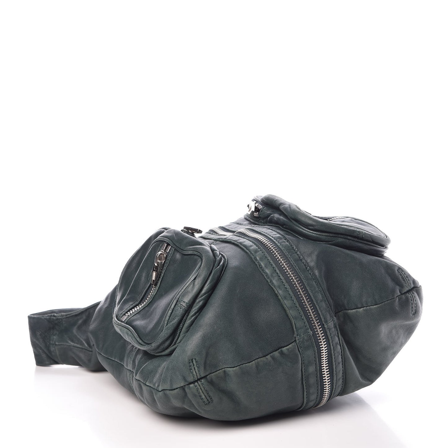 Lambskin Donna Hobo English Green