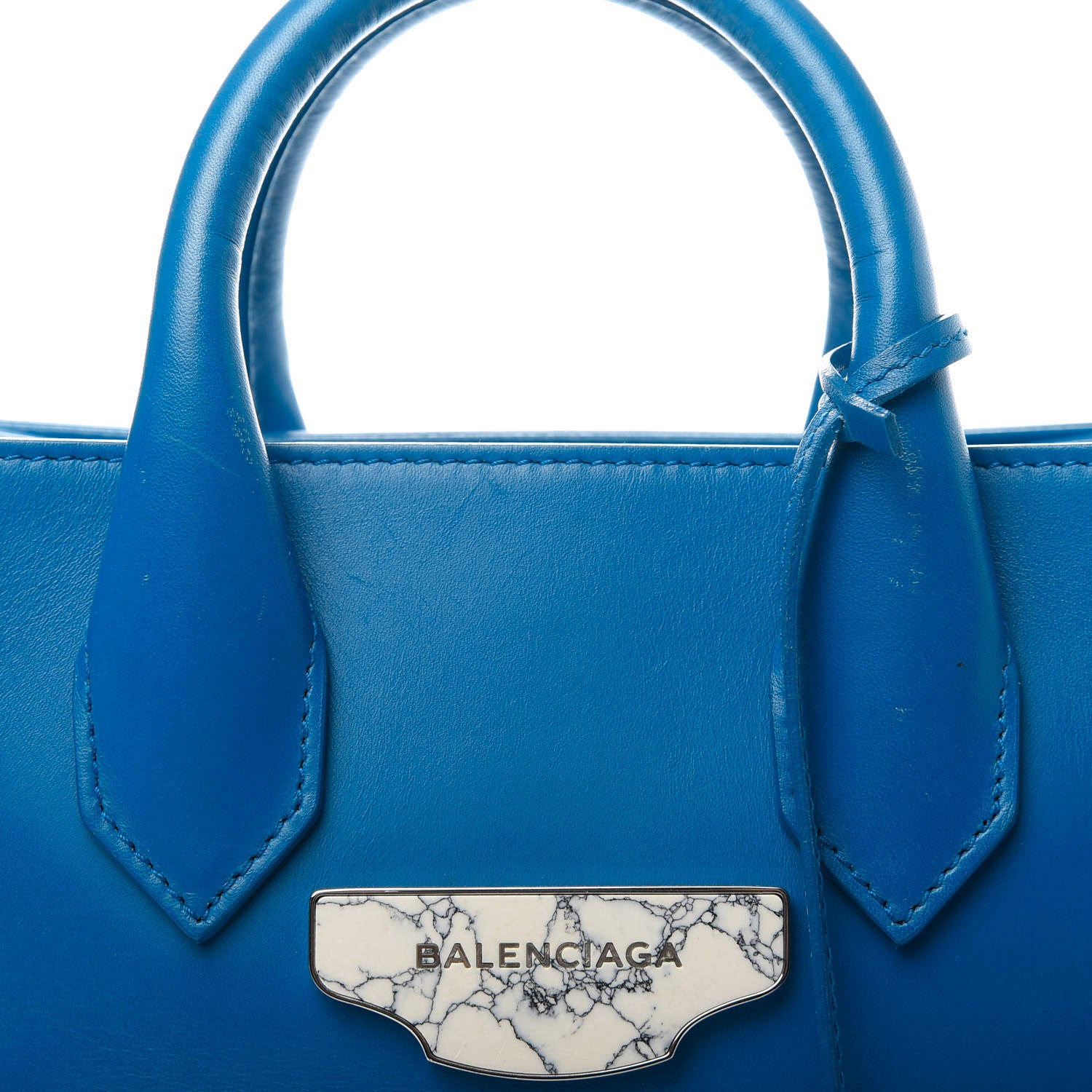 Balenciaga Smooth Calfskin Acrochord Mini All Afternoon Tote Outremer Bleu Lazuli 9 of 14