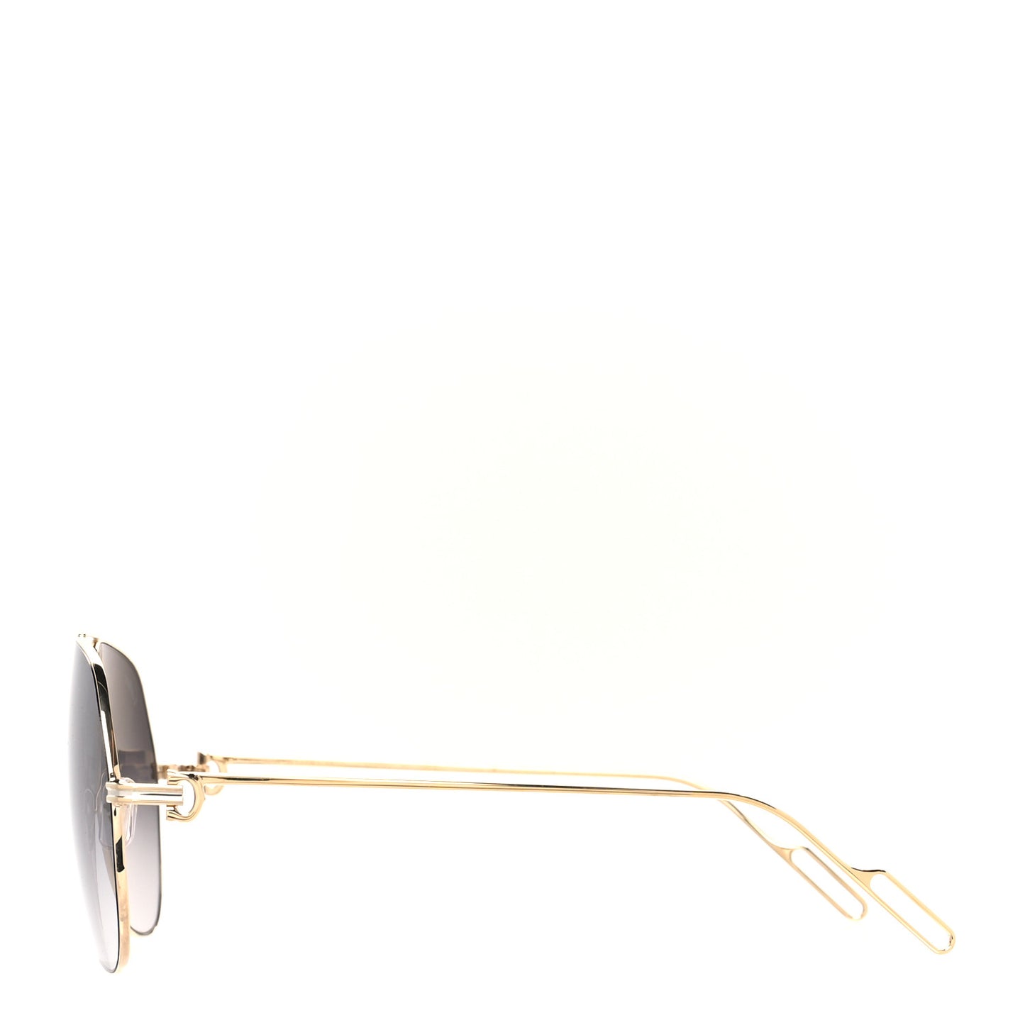 Metal Premiere de Cartier Sunglasses Gold