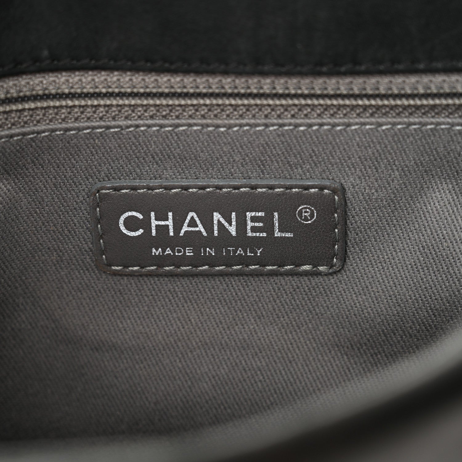 Chanel Iridescent Calfskin Glint Flap Black 6 of 12