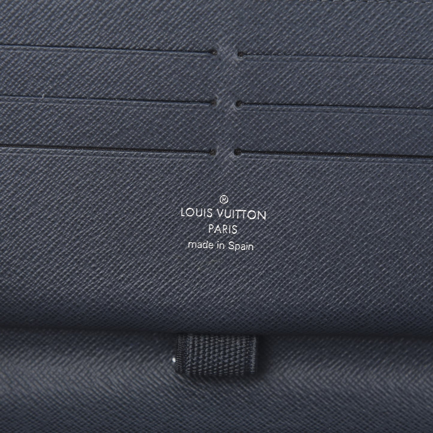 Epi Zippy Organizer Wallet Vert Anglais