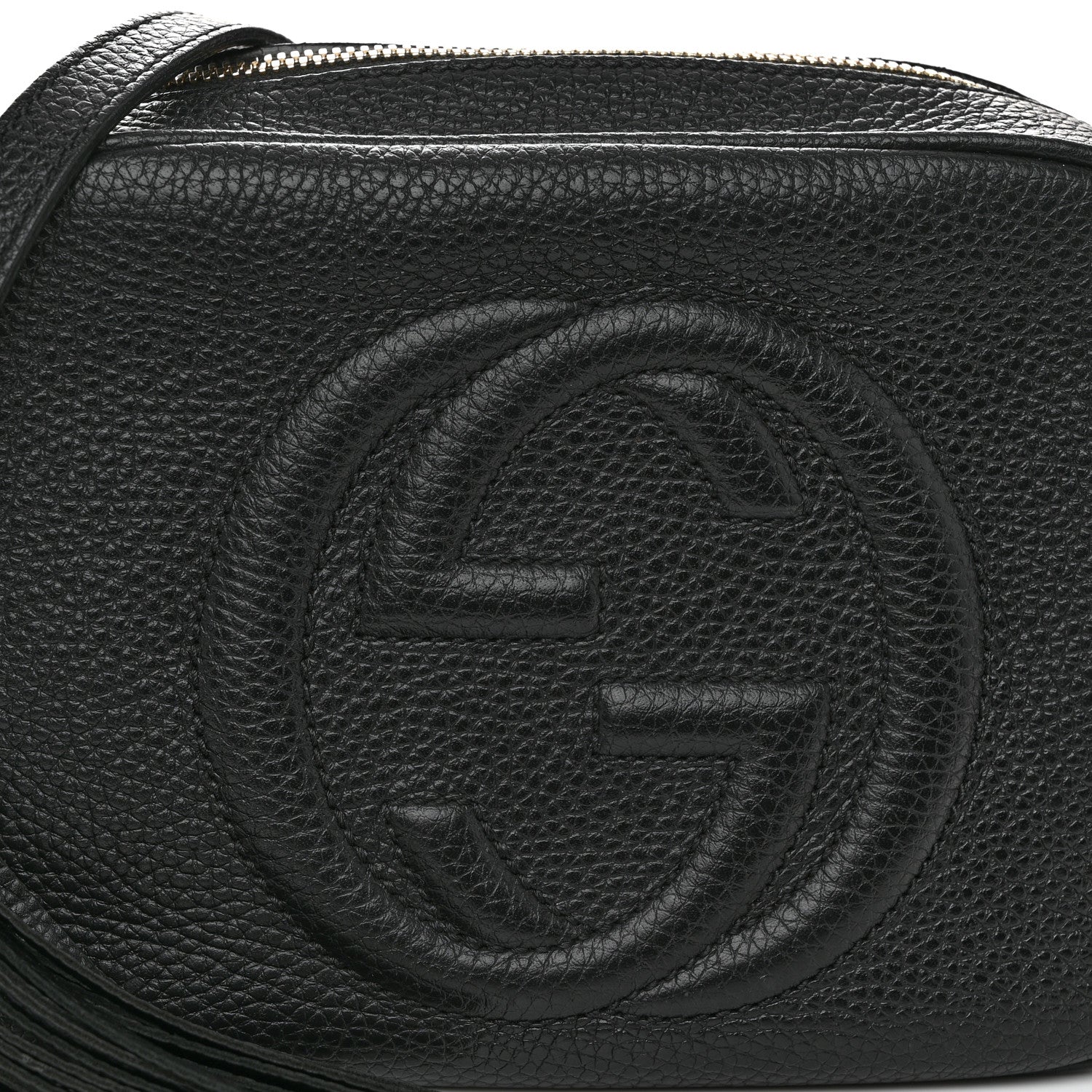 Gucci Pebbled Calfskin Small Soho Disco Bag Black 8 of 11