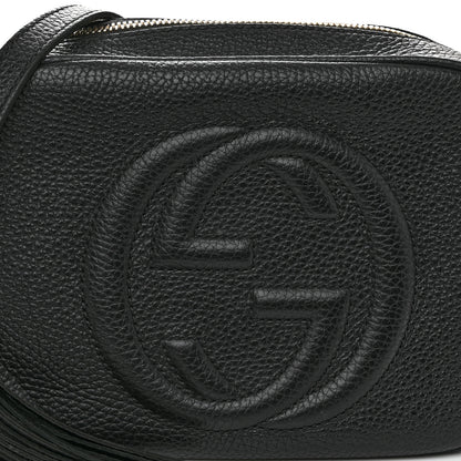 Gucci Pebbled Calfskin Small Soho Disco Bag Black 8 of 11