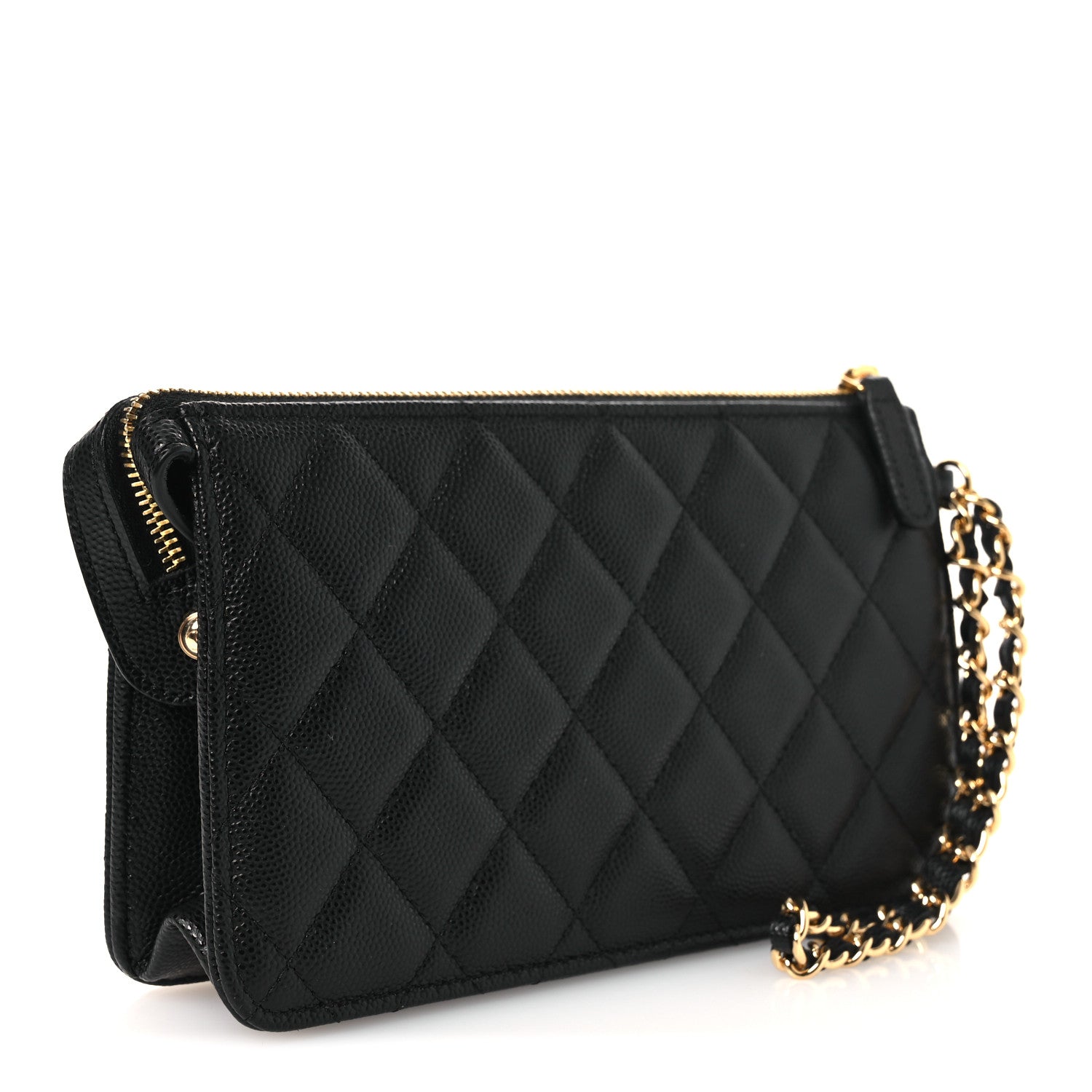 Chanel Caviar Quilted Polly Pocket Pouch Black 3 of 11