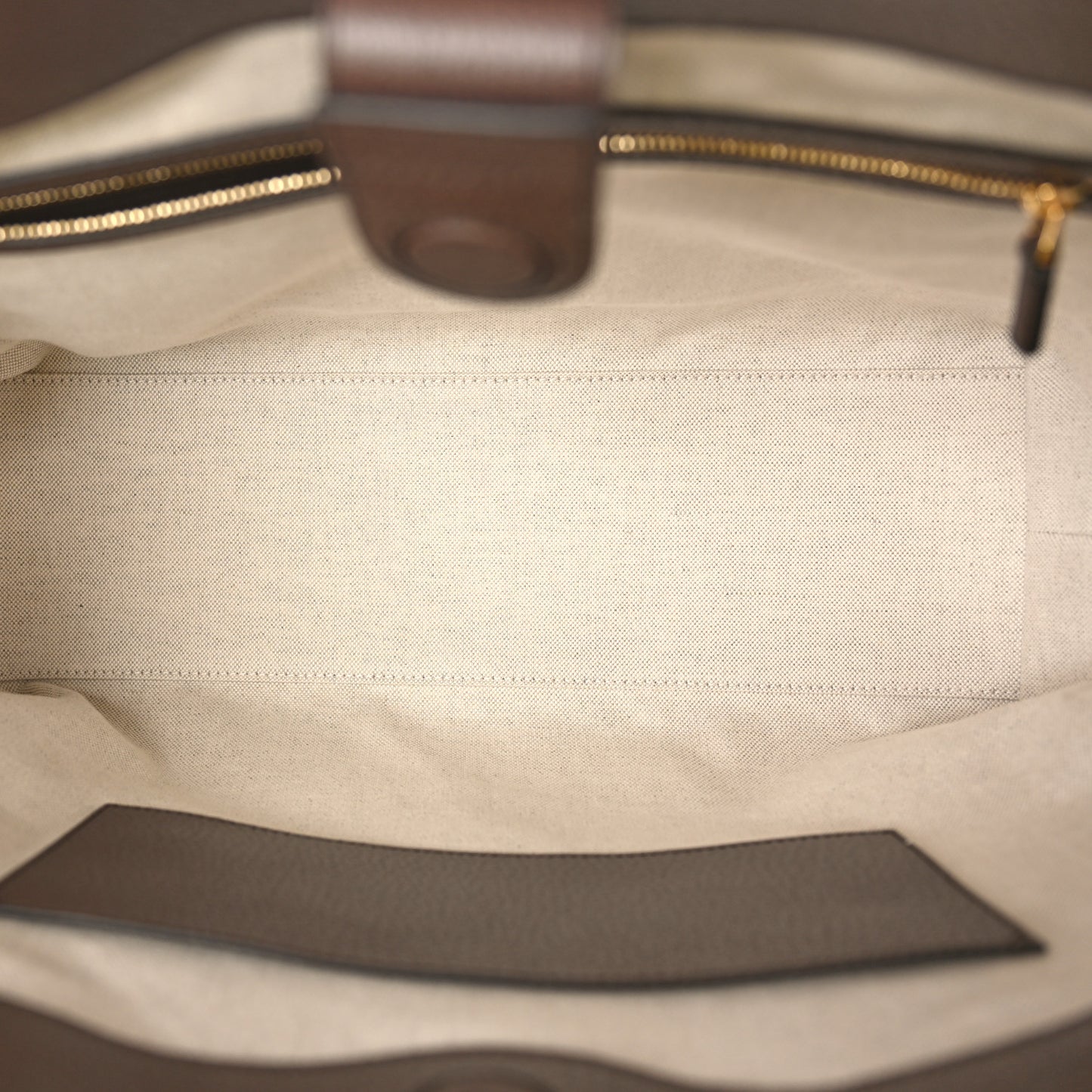 Monogram Jumbo GG Textured Dollar Calfskin Web Medium Ophidia Shopping Tote Camel Ebony