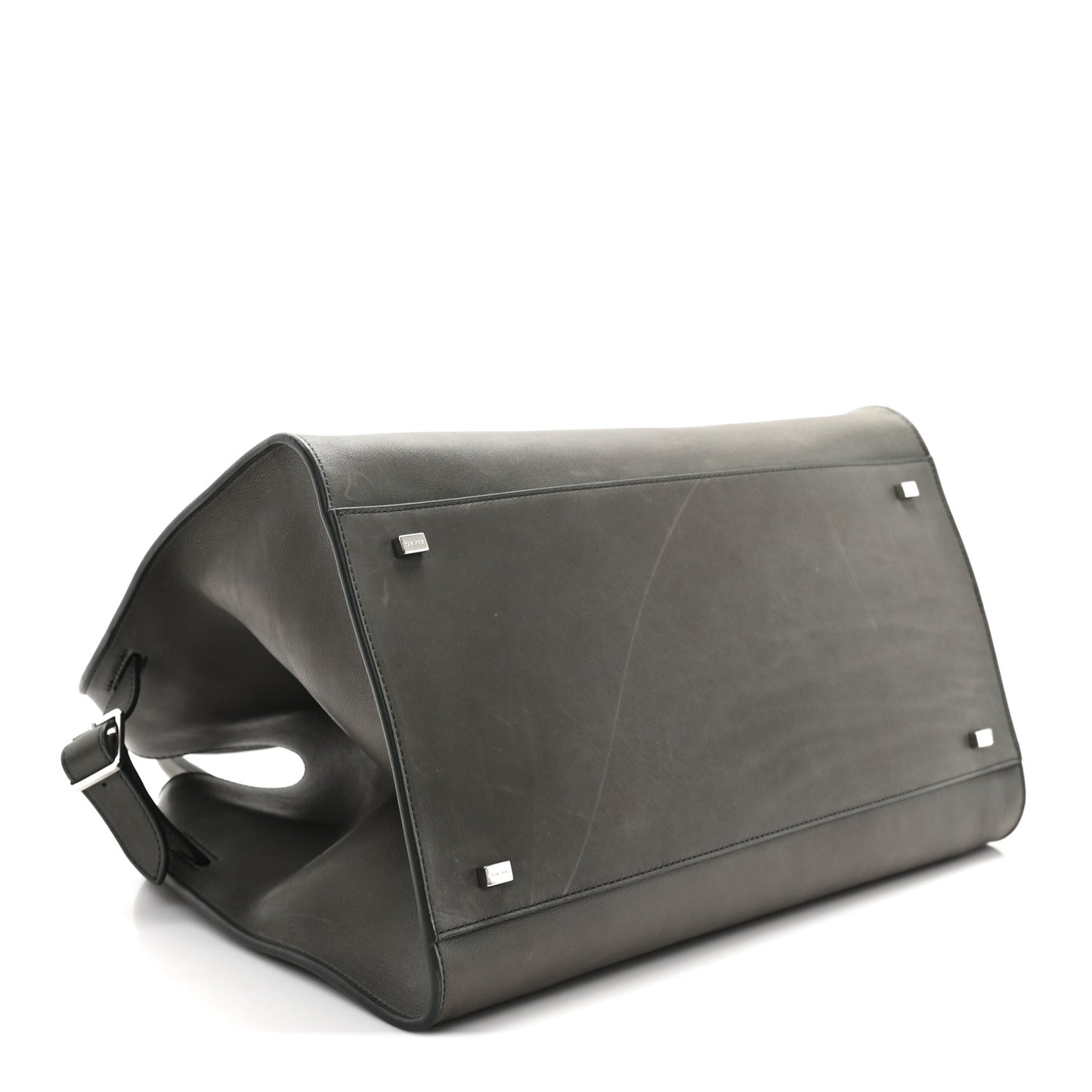 Polished Saddle Calfskin Soft Margaux 15 Koala Grey