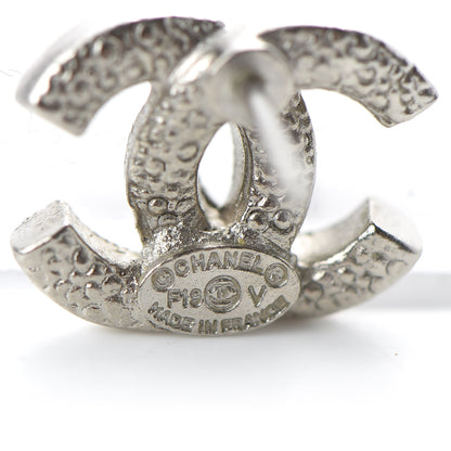 Chanel Crystal CC Earrings Silver 4 of 5