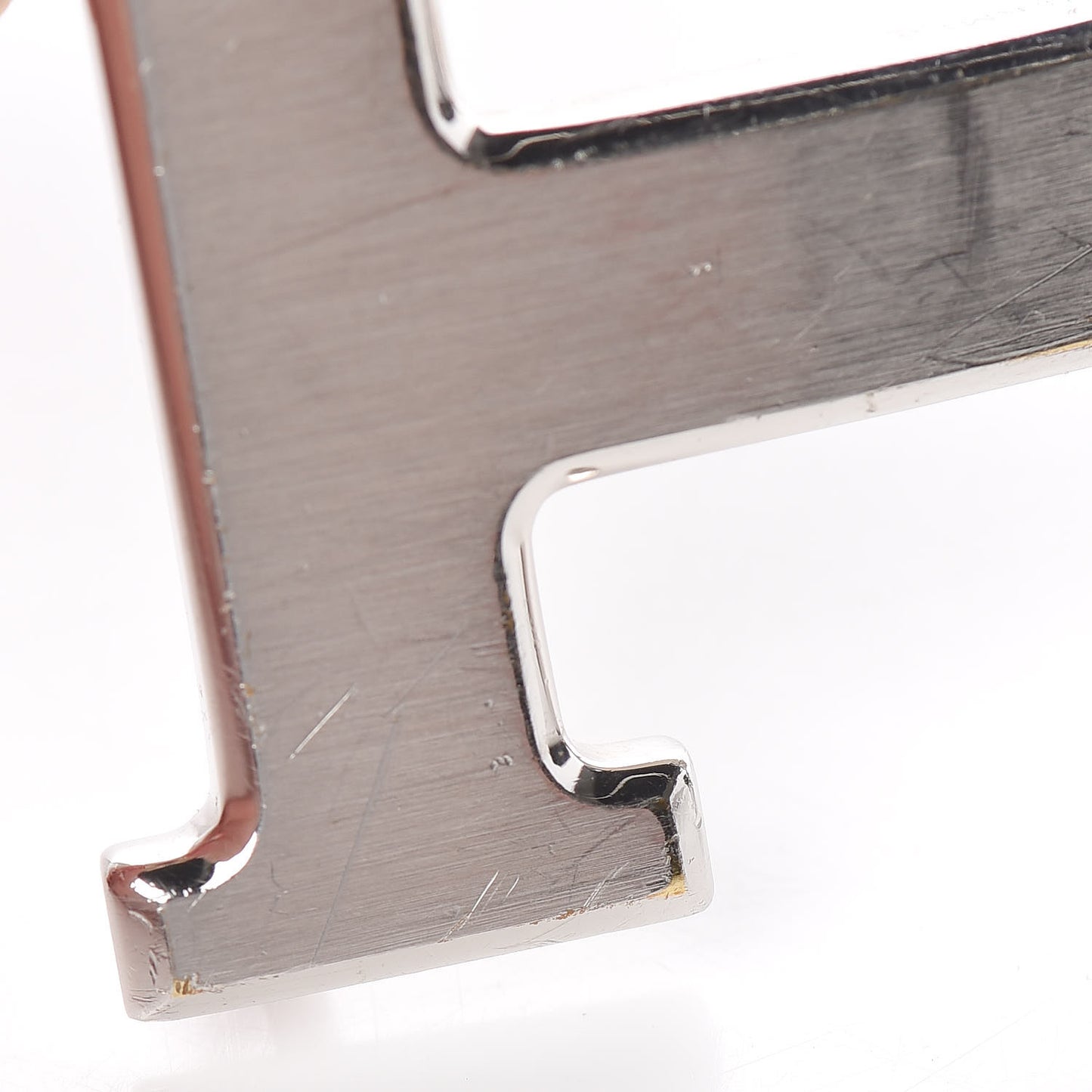 Brushed Palladium 32mm H Belt Buckle