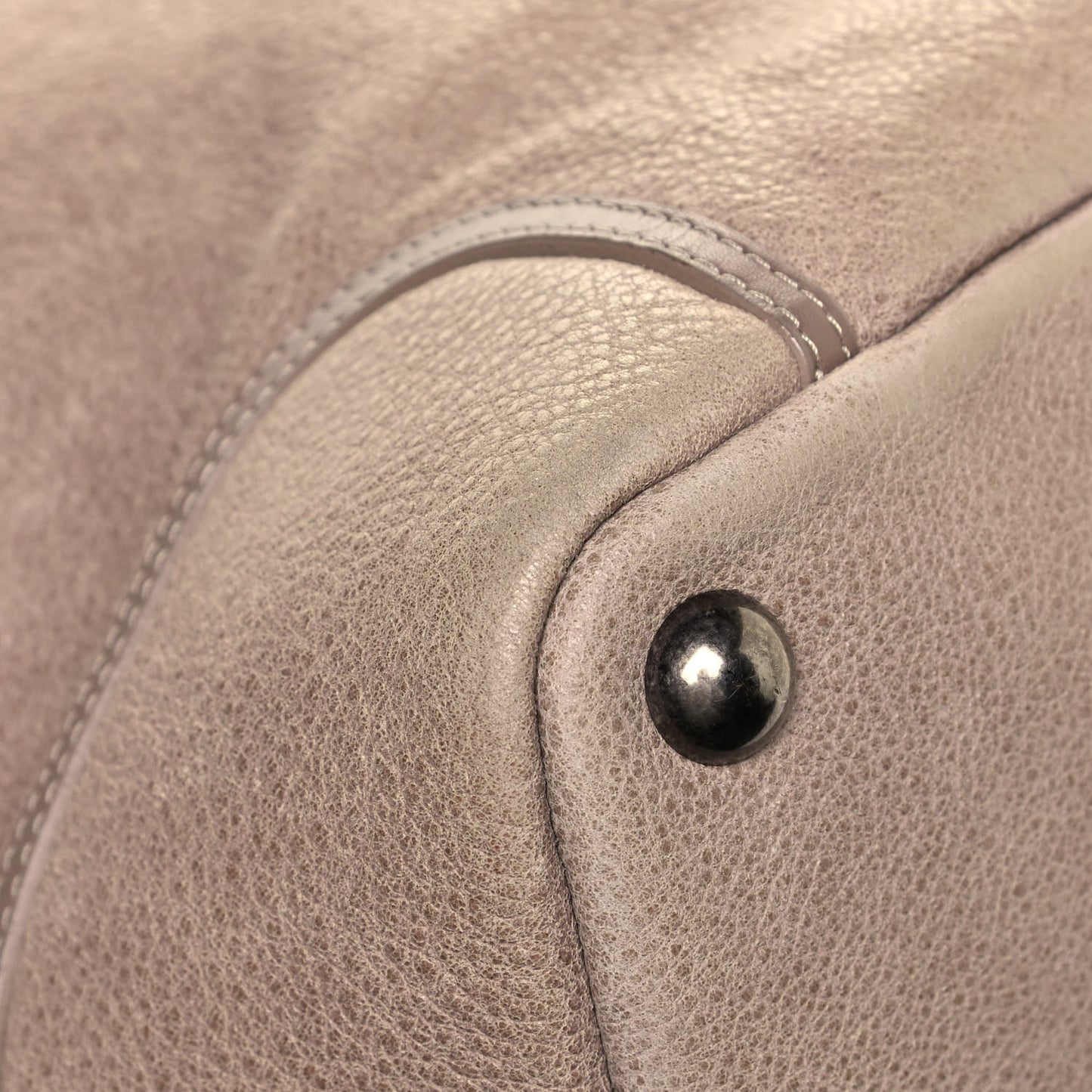 Washed Calfskin Tote Marron Clair