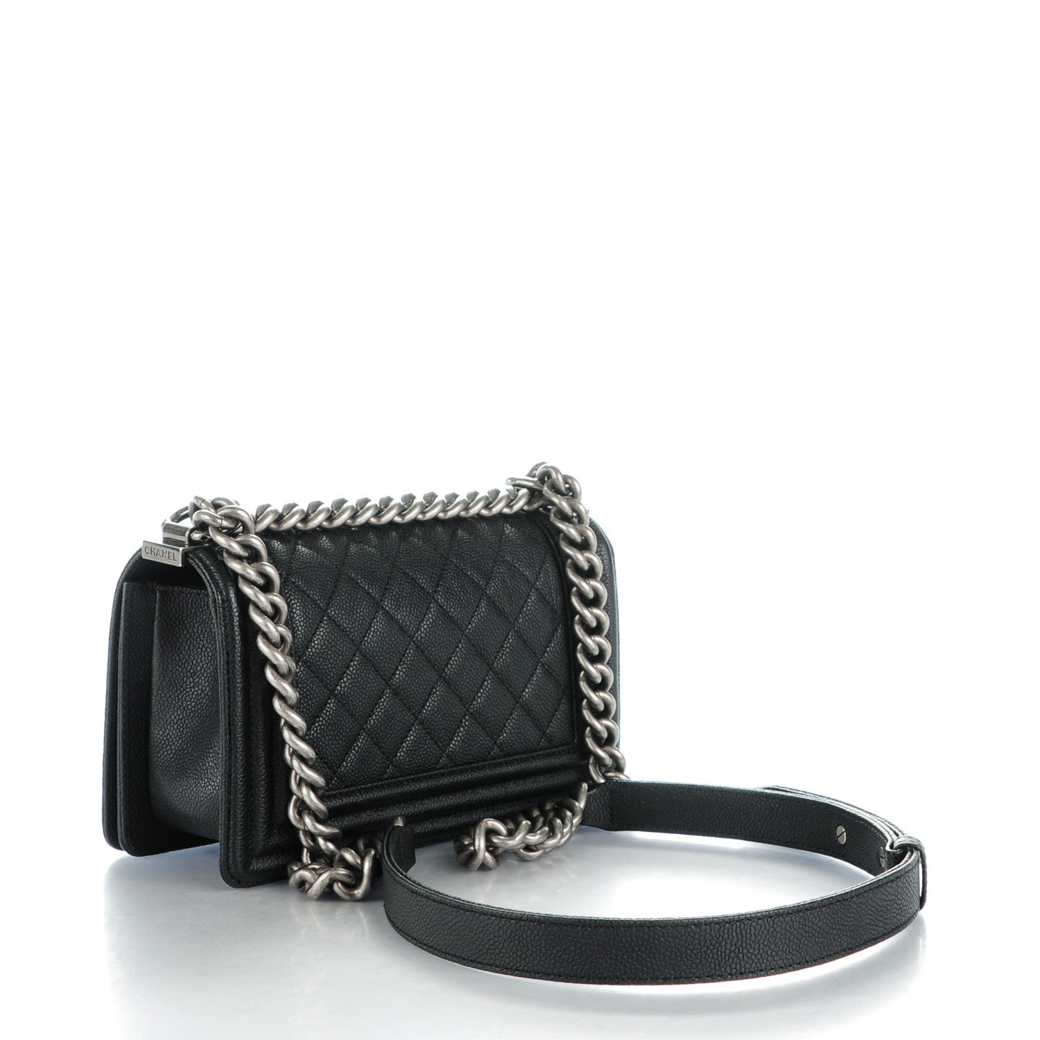 Chanel Caviar Quilted Small Boy Flap Black 3 of 8