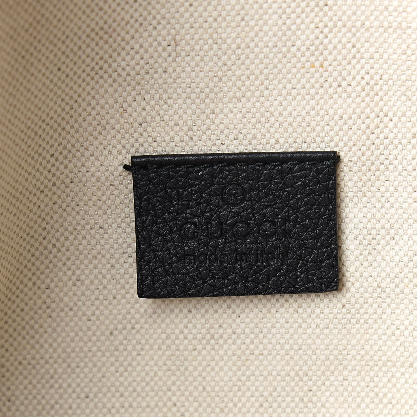 Grained Calfskin Logo Belt Bag Black