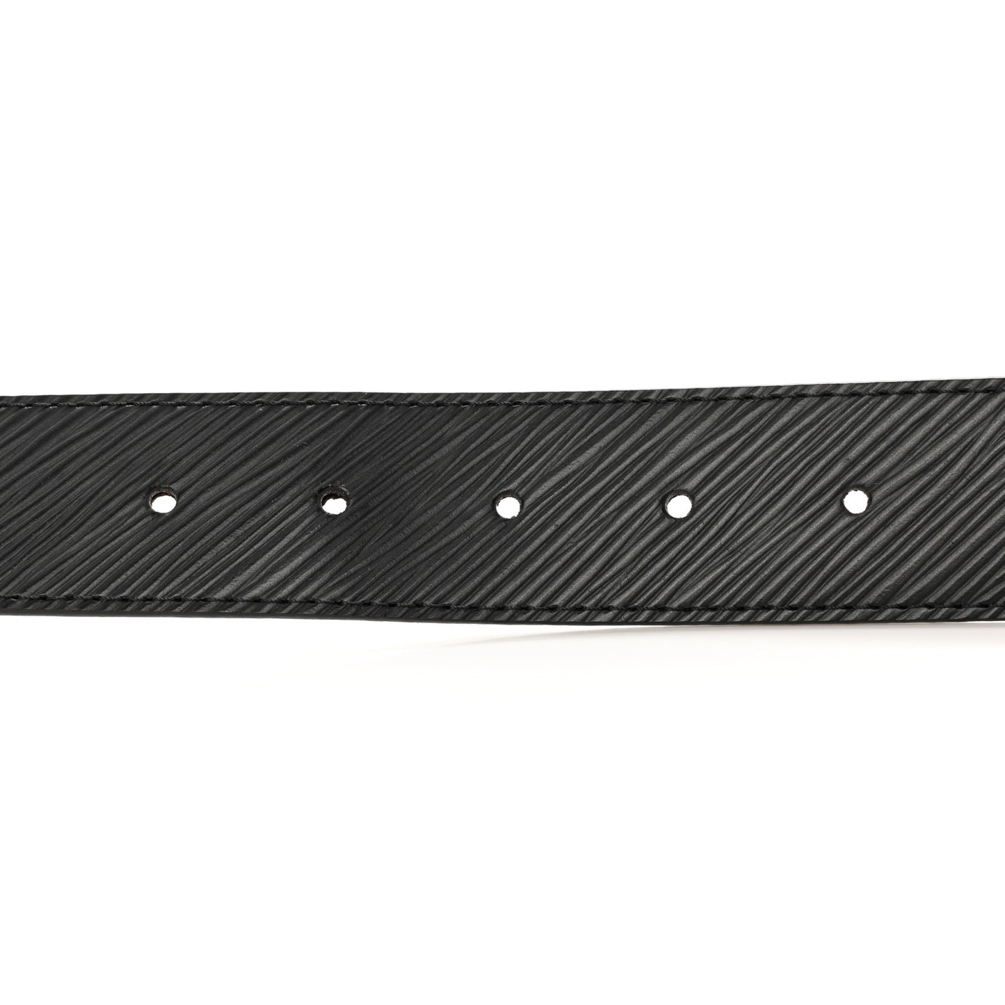 Monogram Epi 35mm LV Circle Reversible Belt 75 30 Black