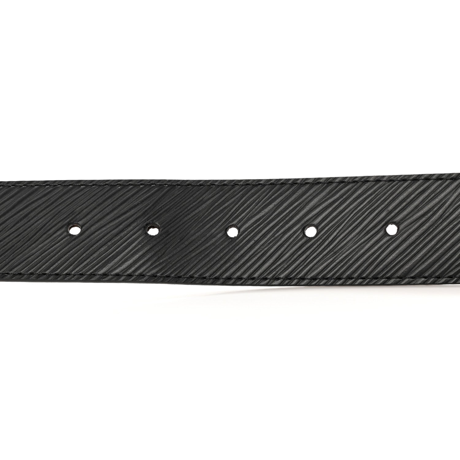 Louis Vuitton Monogram Epi 35mm LV Circle Reversible Belt 75 30 Black 4 of 10