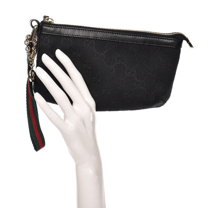 Gucci Monogram Jolicoeur Wristlet Black 2 of 8