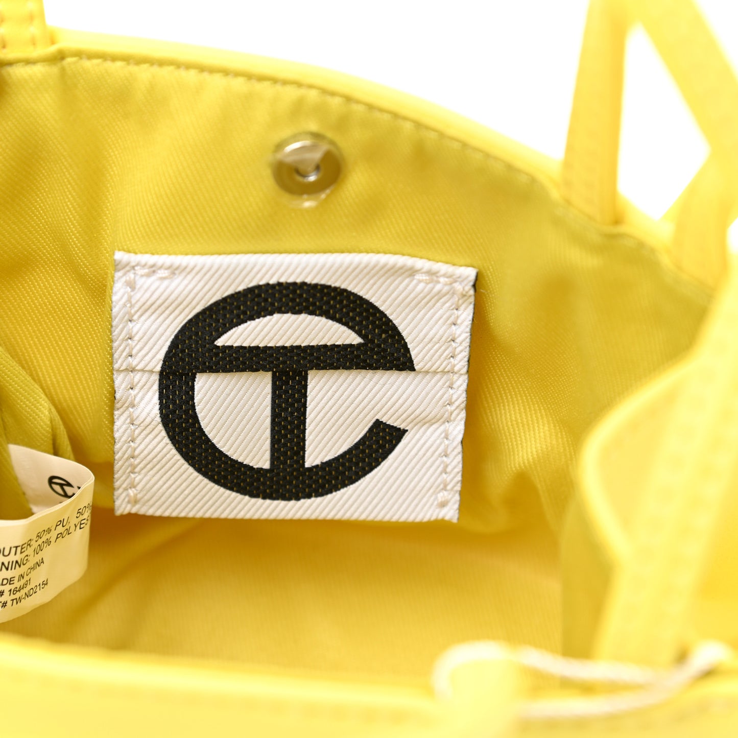 Vegan Leather Small Shopping Bag Margarine
