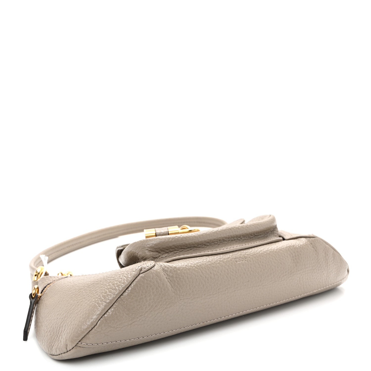 Chloe Grained Calfskin The 99 Shoulder Bag Motty Grey 3 of 9
