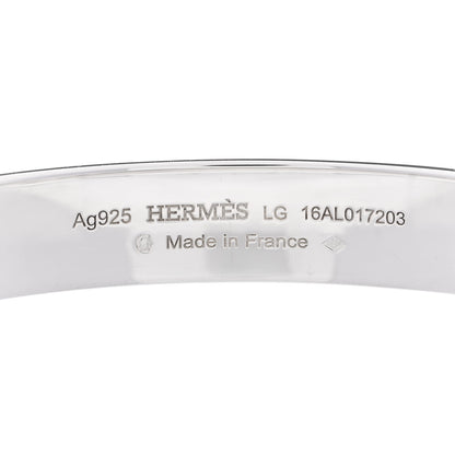Hermes Sterling Silver PM Collier De Chien Bracelet LG 3 of 4