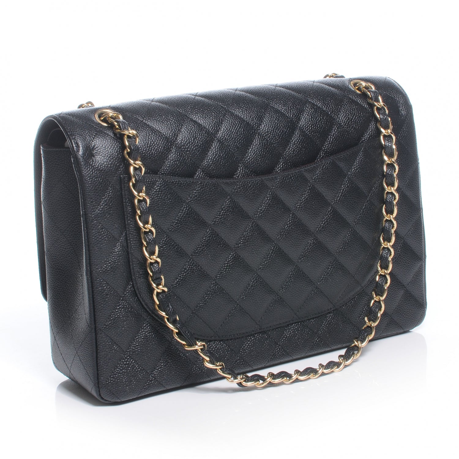 Chanel Caviar Quilted Maxi Double Flap Black 3 of 8