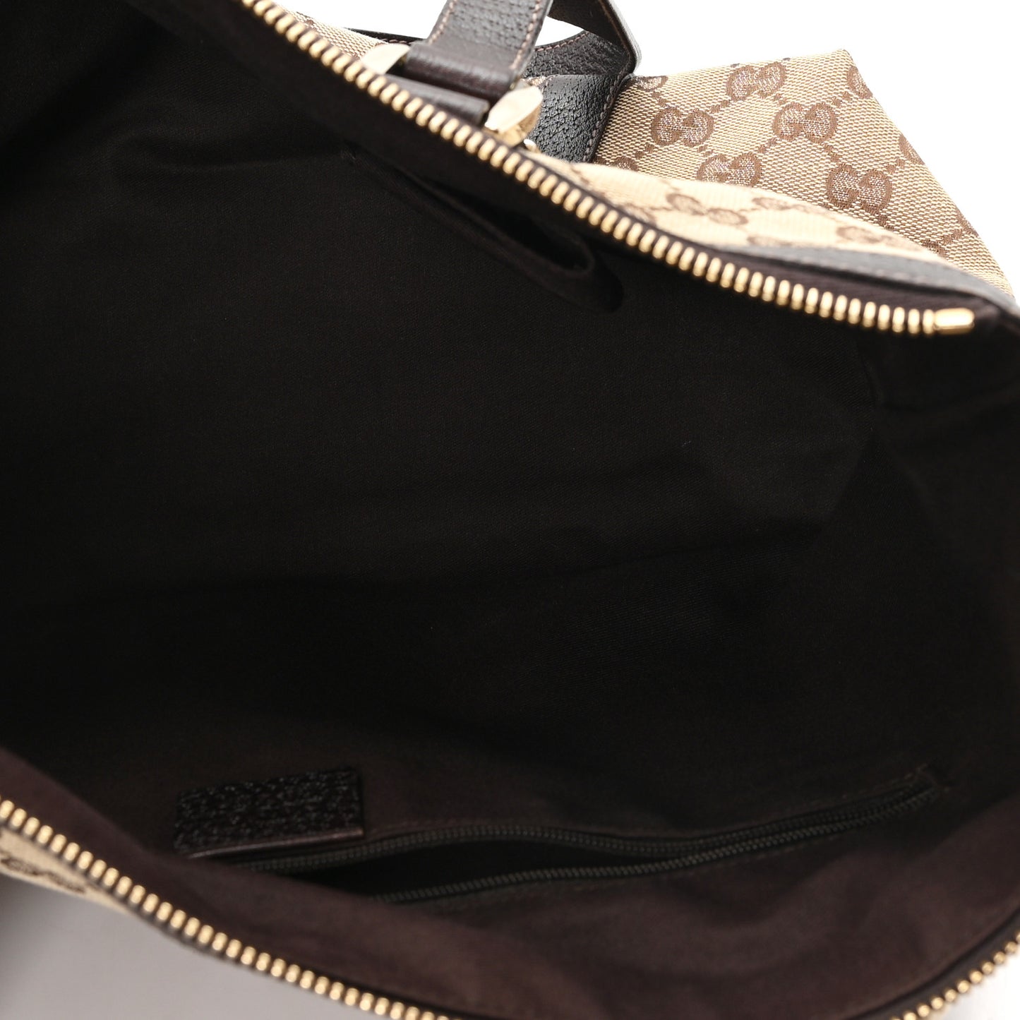 Monogram Medium Abbey Tote Dark Brown