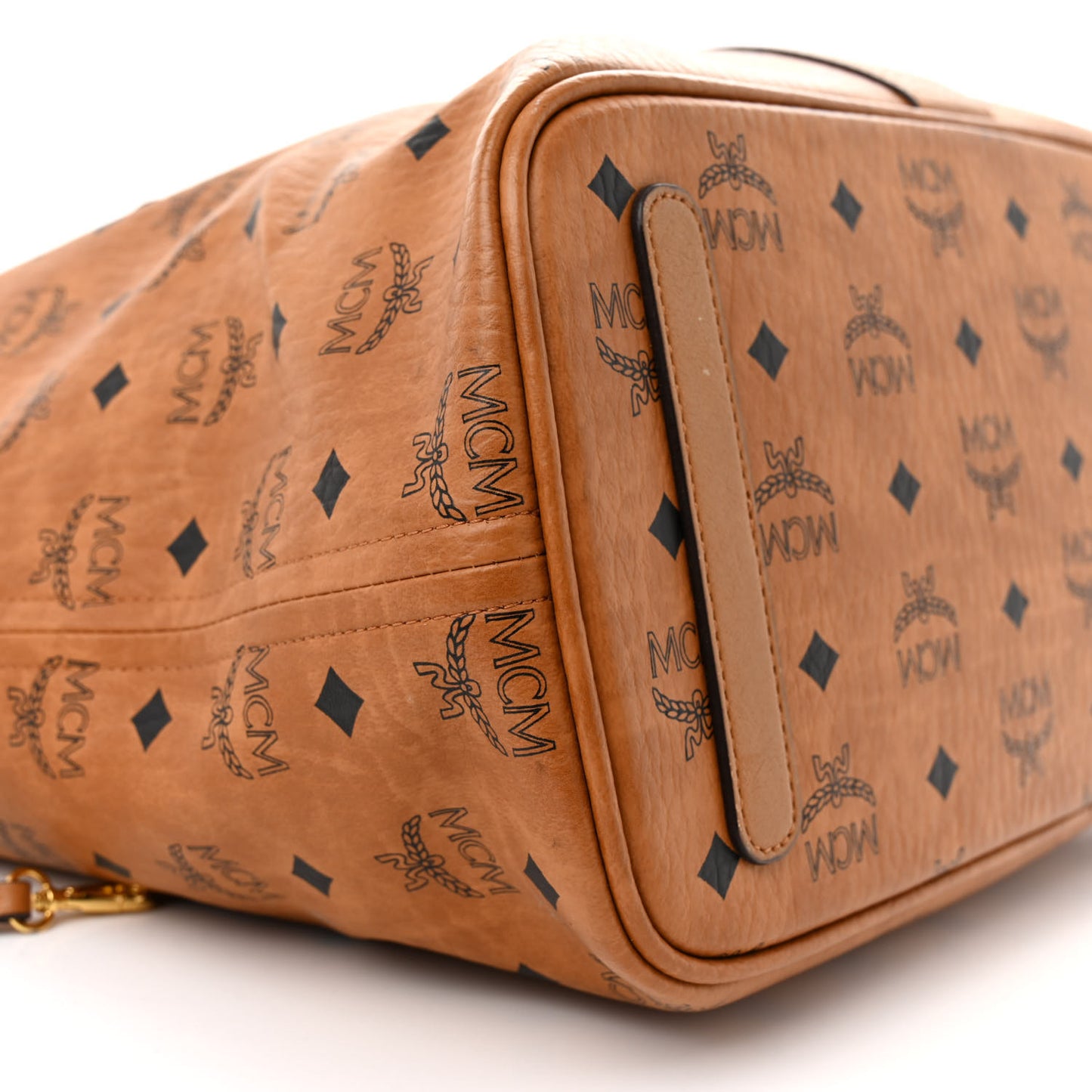 Visetos Medium Liz Reversible Shopper Tote Cognac