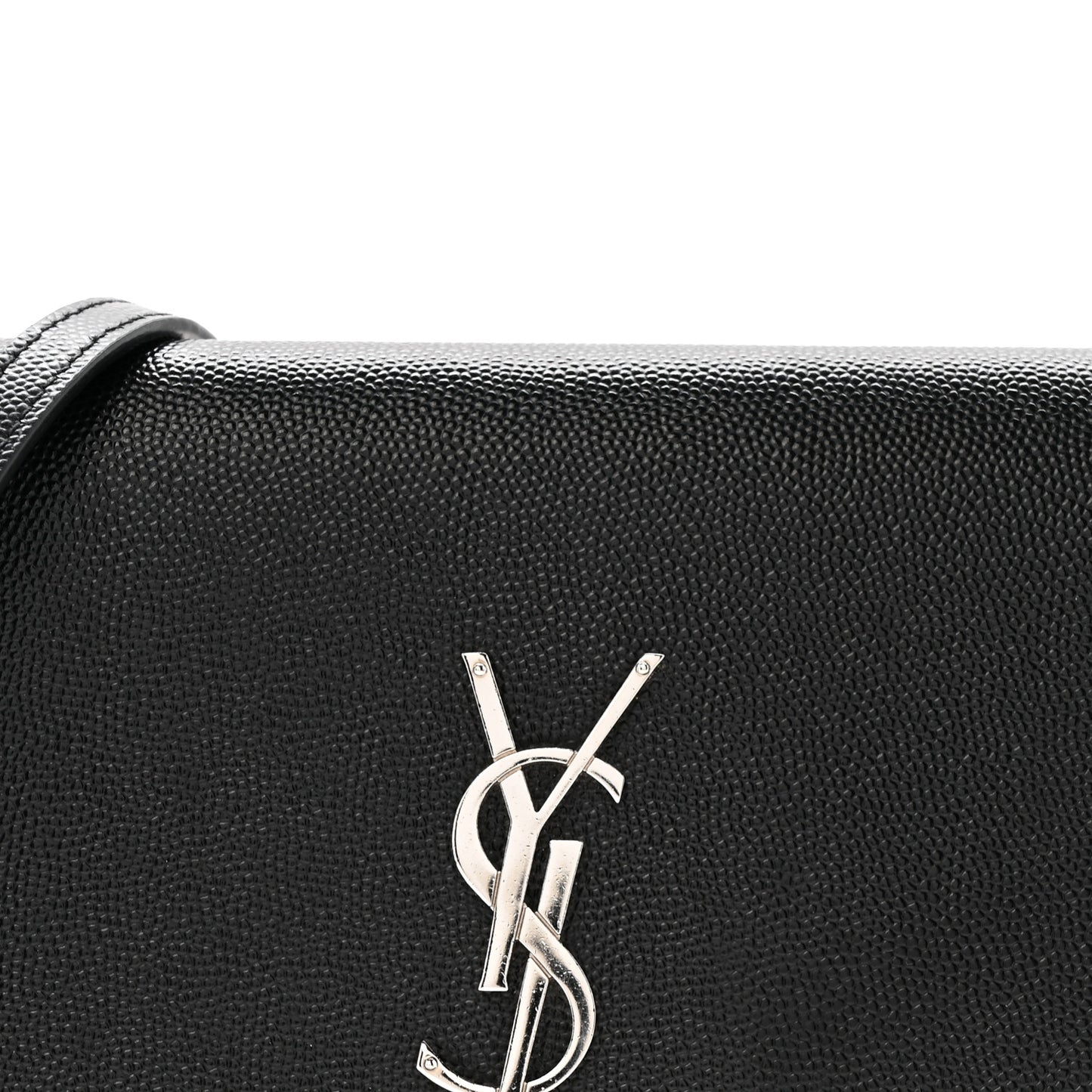 Grain De Poudre Classic Monogram Kate Tassel Chain Wallet Black